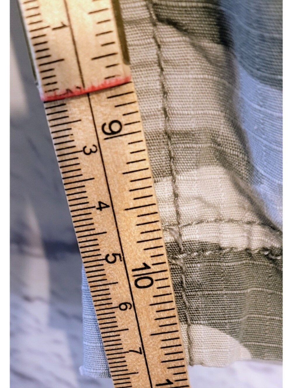 American Living Cargo Gray Camo Shorts Size 34 Gorpcore Outdoors Hiking Casual - Picture 7 of 7